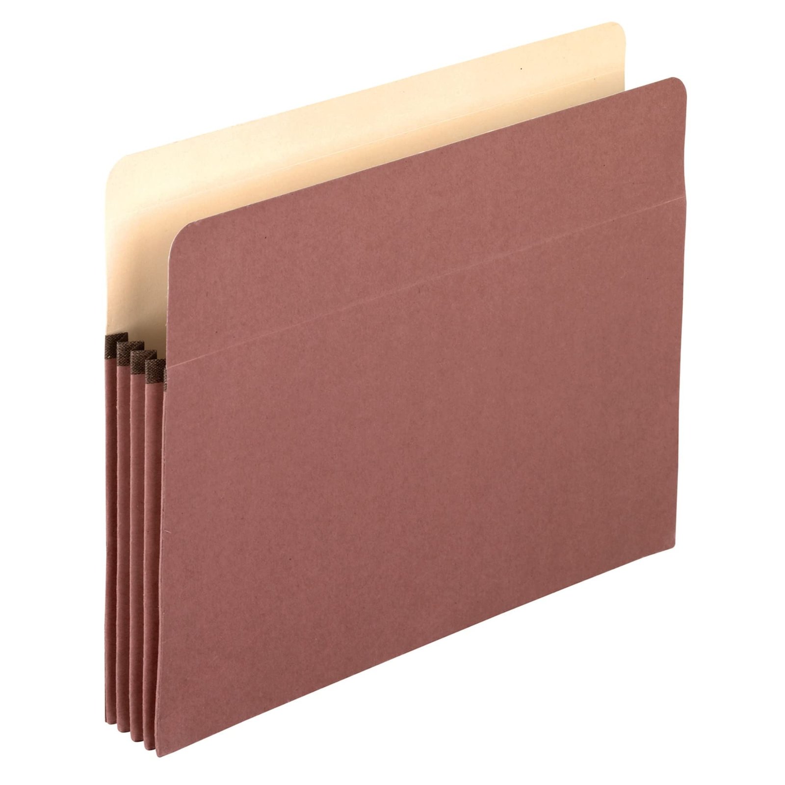 Pendaflex® Redrope Expandable File Pockets, 3 1/2" Expansion, Letter Size, Brown, Pack Of 25